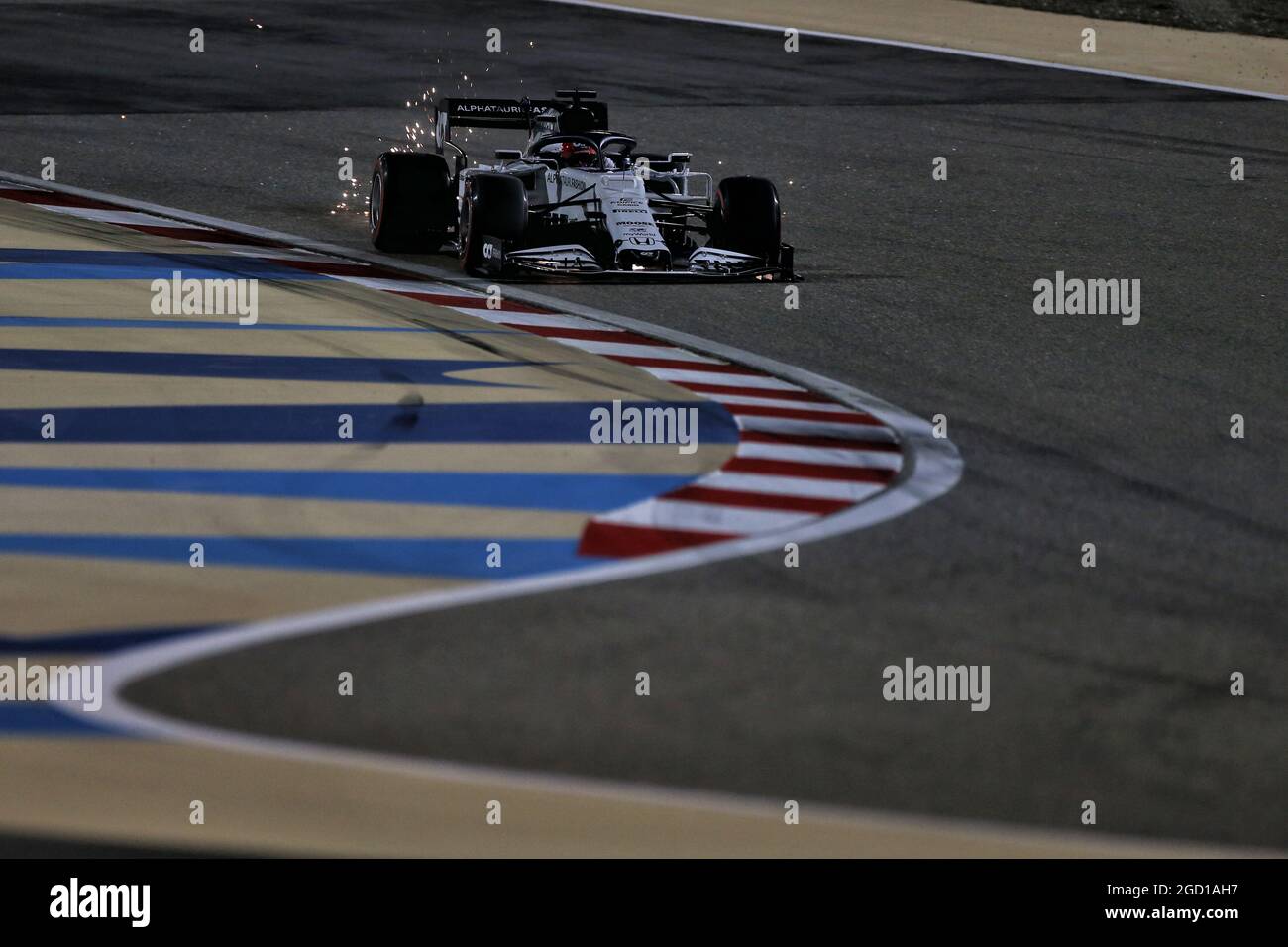 Daniil Kvyat (RUS) AlphaTauri AT01. Sakhir Grand Prix, Friday 4th December 2020. Sakhir, Bahrain. Stock Photo
