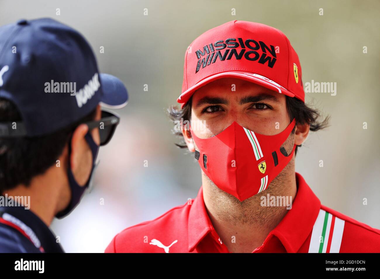 Carlos Sainz Jr (ESP) Ferrari. Formula One Testing, Saturday 13th March 2021. Sakhir, Bahrain. Stock Photo