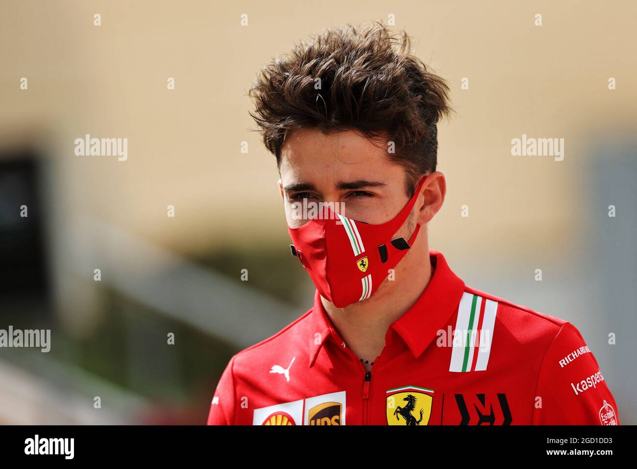 Charles Leclerc (MON) Ferrari. Formula One Testing, Saturday 13th March 2021. Sakhir, Bahrain. Stock Photo