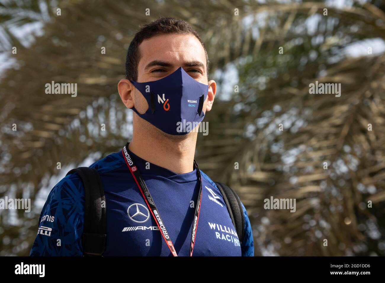 Nicholas Latifi (CDN) Williams Racing. Formula One Testing, Saturday 13th March 2021. Sakhir, Bahrain. Stock Photo