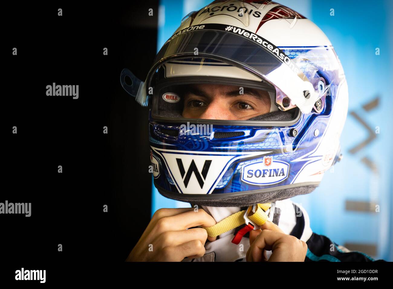 Nicholas Latifi (CDN) Williams Racing. Formula One Testing, Saturday 13th March 2021. Sakhir, Bahrain. Stock Photo