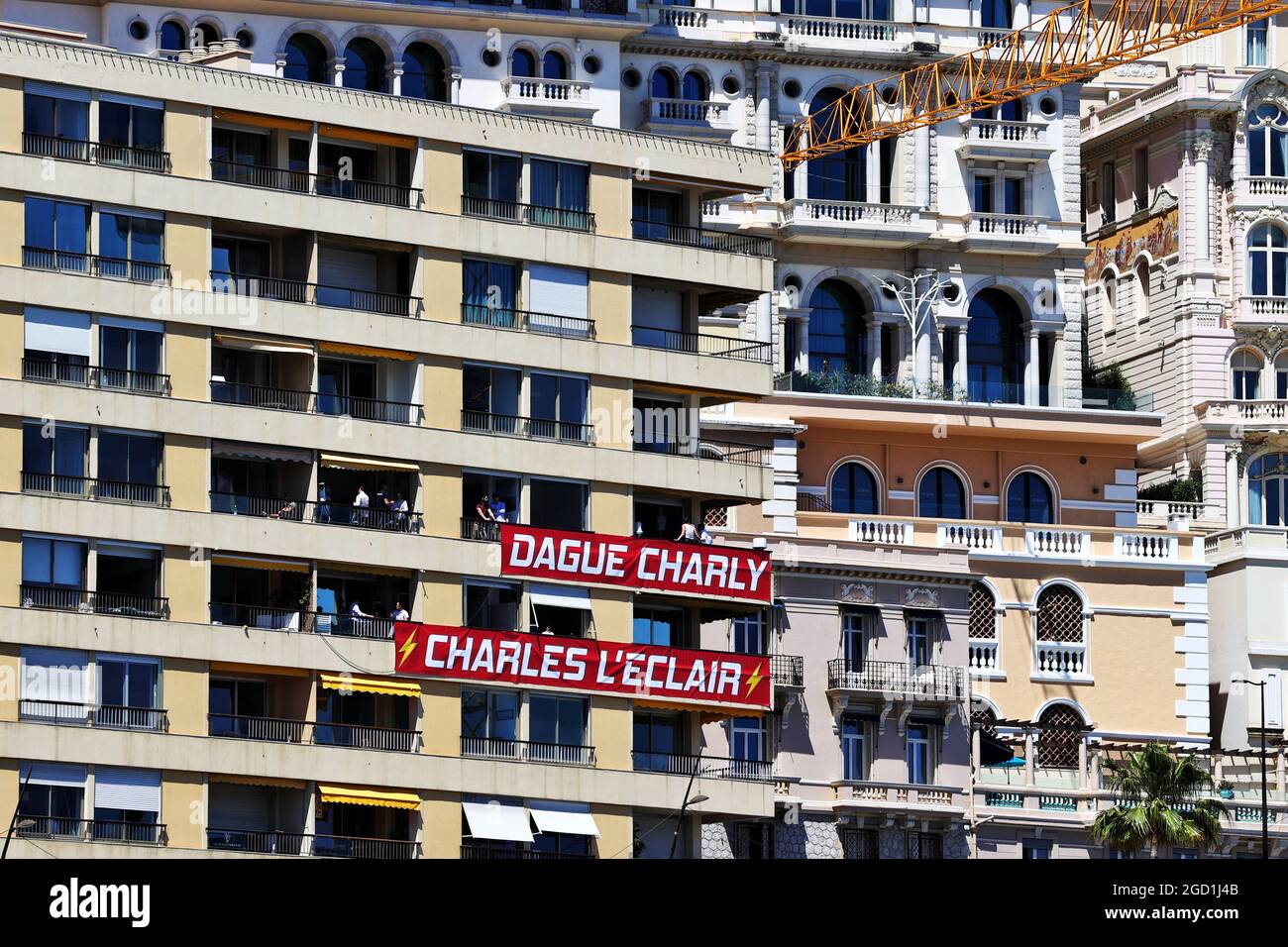 Circuit atmosphere charles leclerc hires stock photography and images