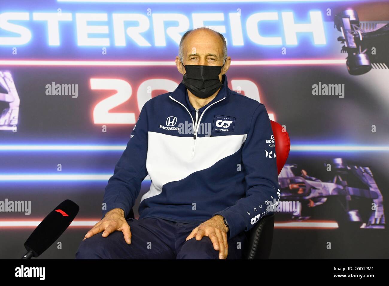 Franz Tost AUT AlphaTauri Team Principal In The FIA Press Conference 