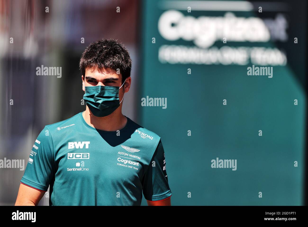 Lance Stroll (CDN) Aston Martin F1 Team. Austrian Grand Prix, Saturday 3rd July 2021. Spielberg, Austria. Stock Photo