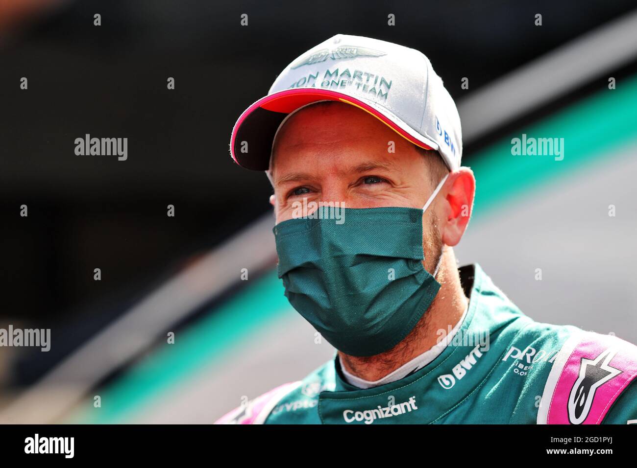 Sebastian Vettel (GER) Aston Martin F1 Team. Austrian Grand Prix, Saturday 3rd July 2021. Spielberg, Austria. Stock Photo