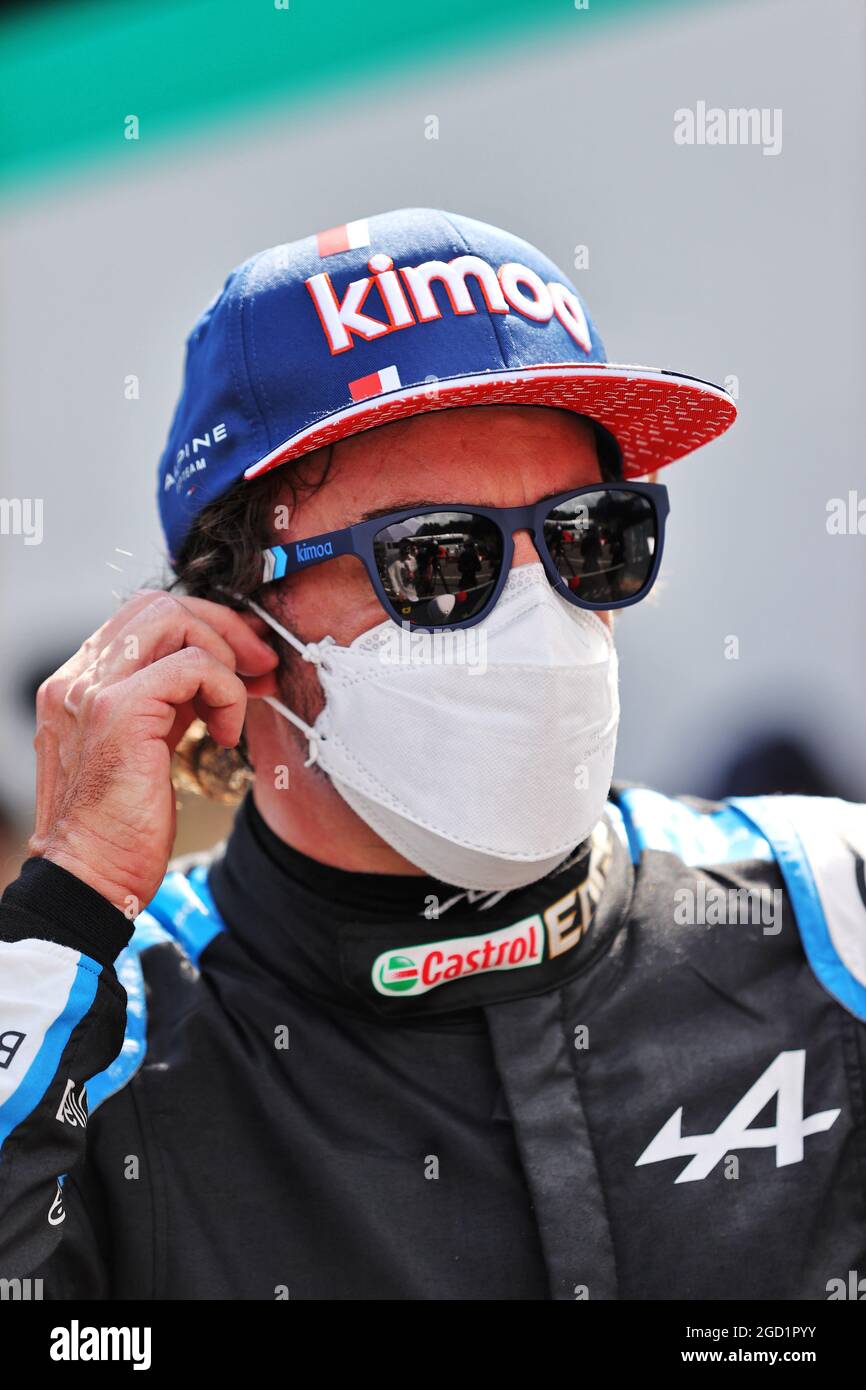Fernando Alonso (ESP) Alpine F1 Team. Austrian Grand Prix, Saturday 3rd July 2021. Spielberg, Austria. Stock Photo