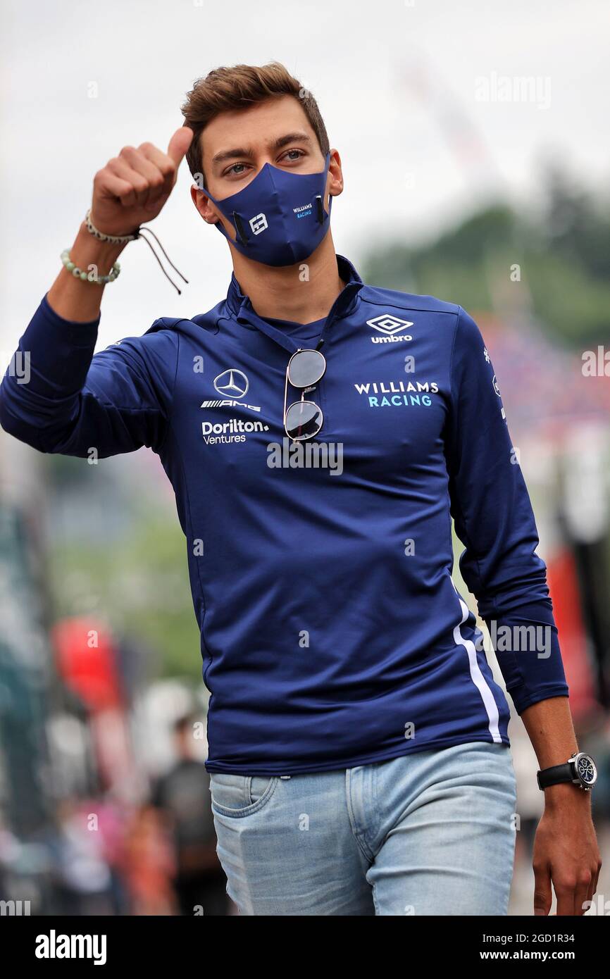 George Russell (GBR) Williams Racing. Austrian Grand Prix, Sunday 4th July 2021. Spielberg, Austria. Stock Photo