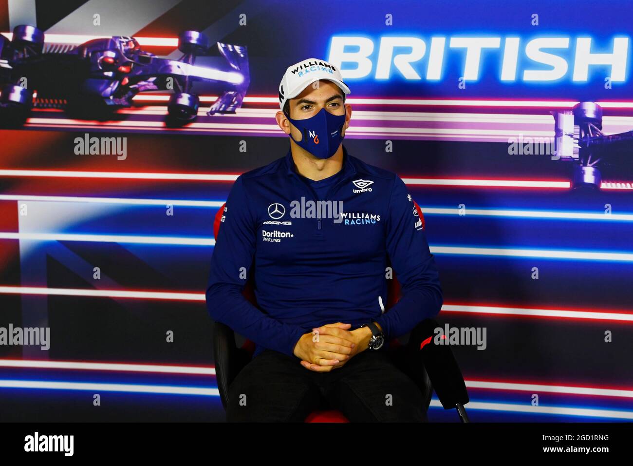 Nicholas Latifi (CDN) Williams Racing in the FIA Press Conference