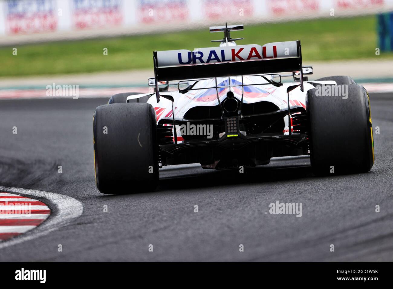 Nikita Mazepin (RUS) Haas F1 Team VF-21. Hungarian Grand Prix, Saturday 31st July 2021. Budapest, Hungary. Stock Photo