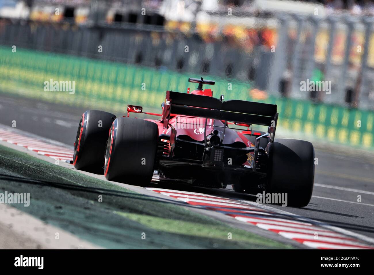 Charles Leclerc (MON) Ferrari SF-21. Hungarian Grand Prix, Saturday 31st July 2021. Budapest, Hungary. Stock Photo