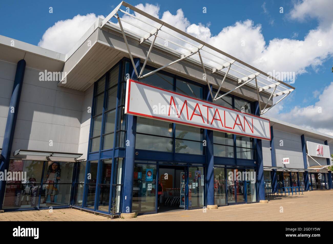 Matalan Shop front Riverside retail park norwich Stock Photo