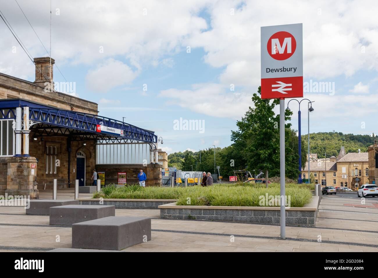 Dewsbury station in August 2021 Stock Photo