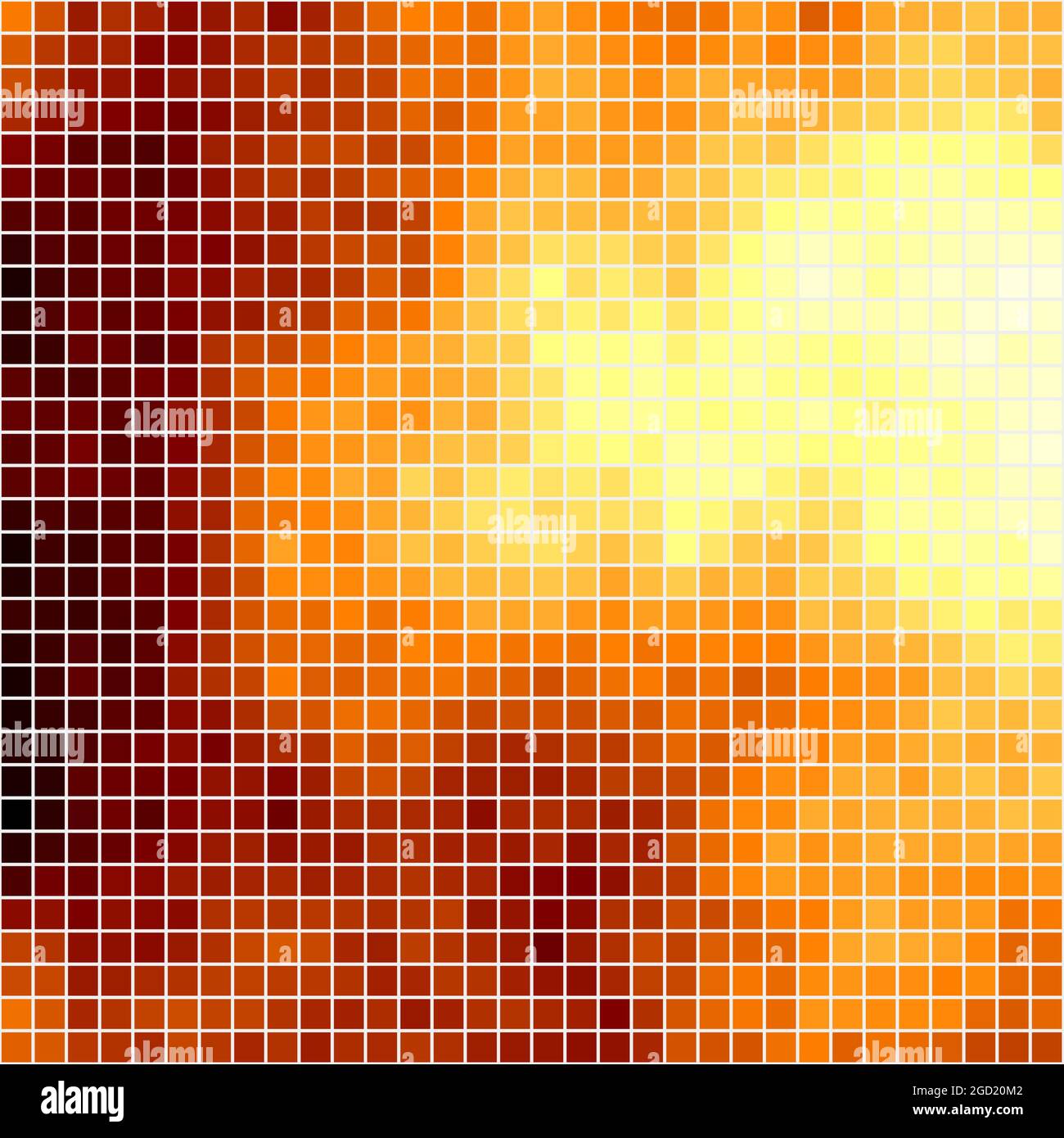 Abstract Geometrical color pixel generative art illustration Stock ...