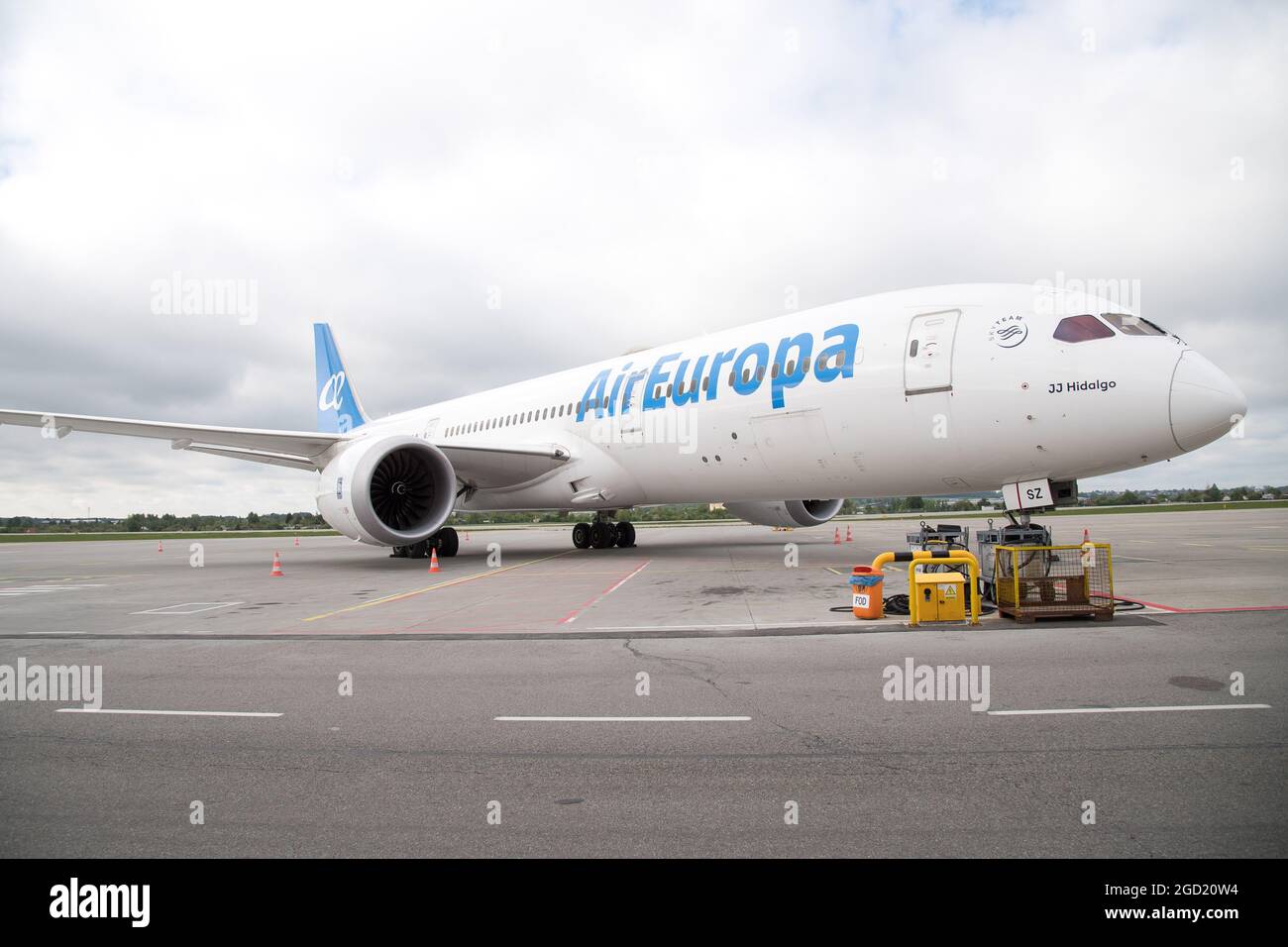 Boeing 787 Dreamliner of Air Europa in Gdansk, Poland. May 26th 2021 © Wojciech Strozyk / Alamy Stock Photo *** Local Caption *** Stock Photo
