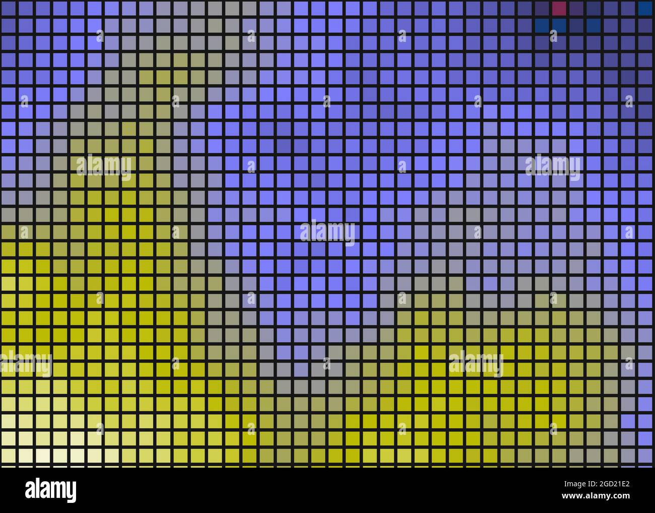 Abstract Geometrical color pixel generative art illustration Stock ...