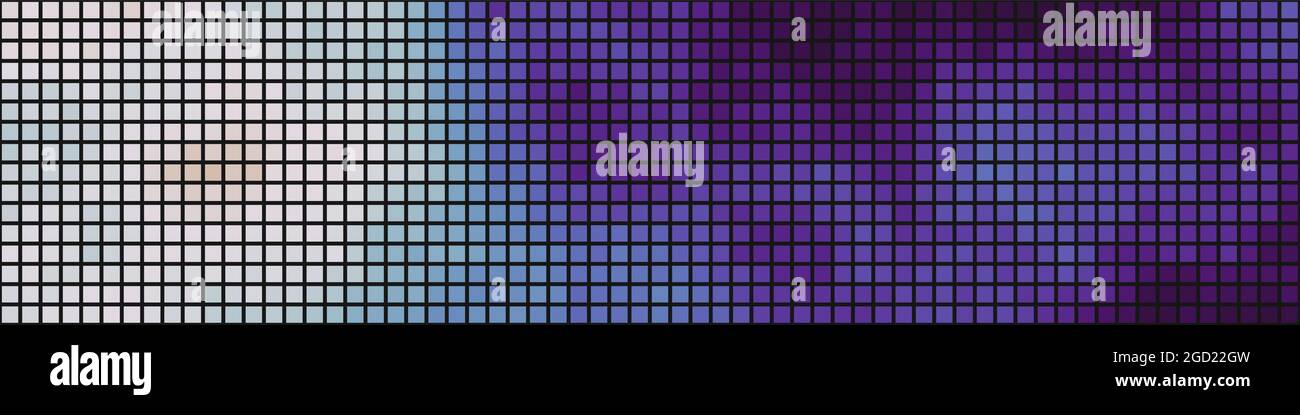 Abstract Geometrical color pixel generative art illustration Stock ...