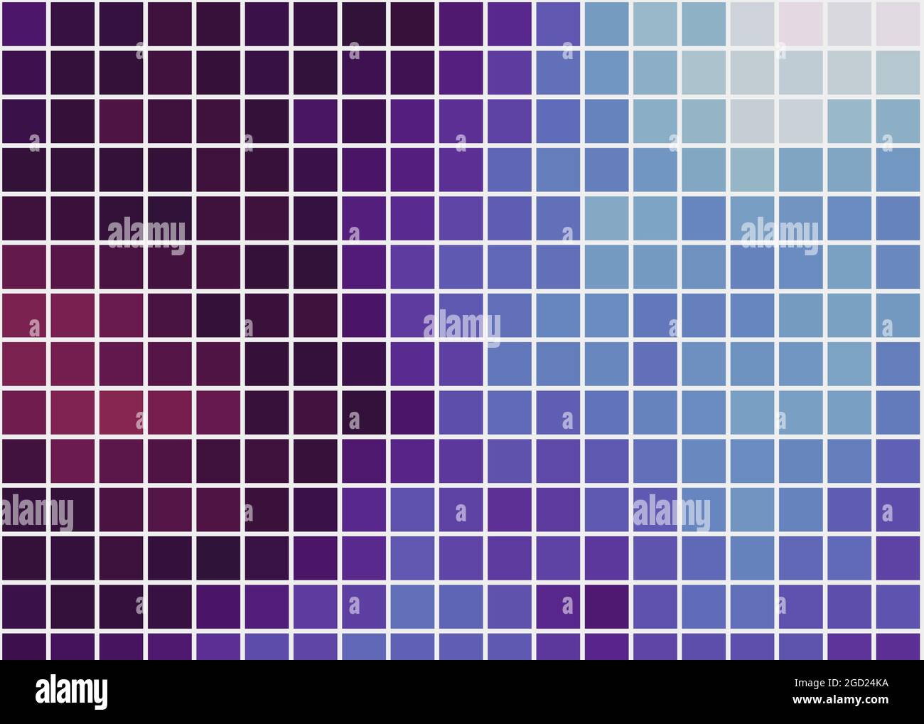 Abstract Geometrical color pixel generative art illustration Stock ...