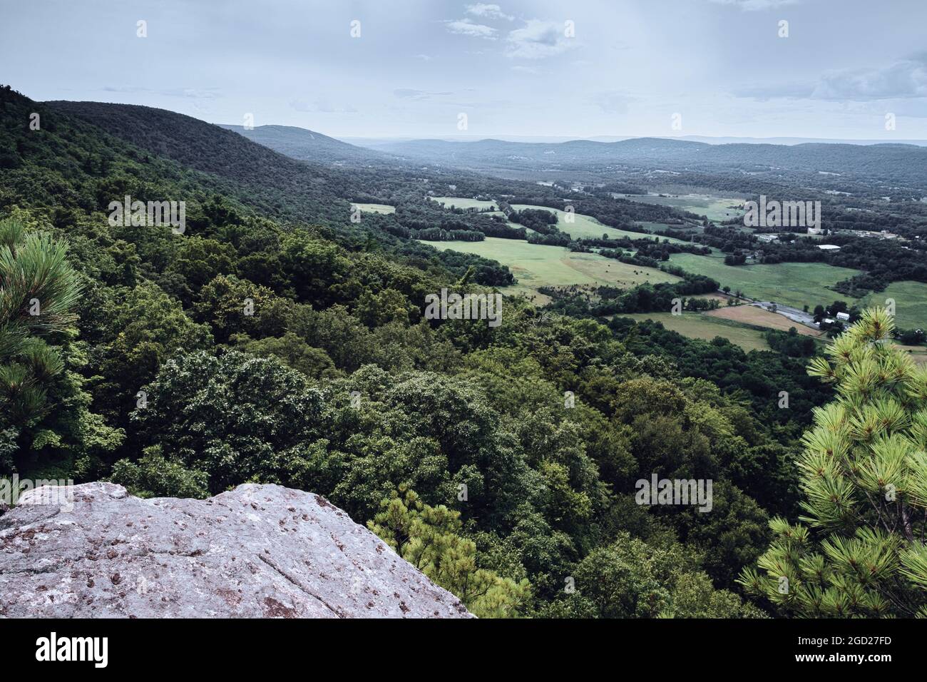 View from top of Stairway to Heaven Trail in the Appalachian Mountains