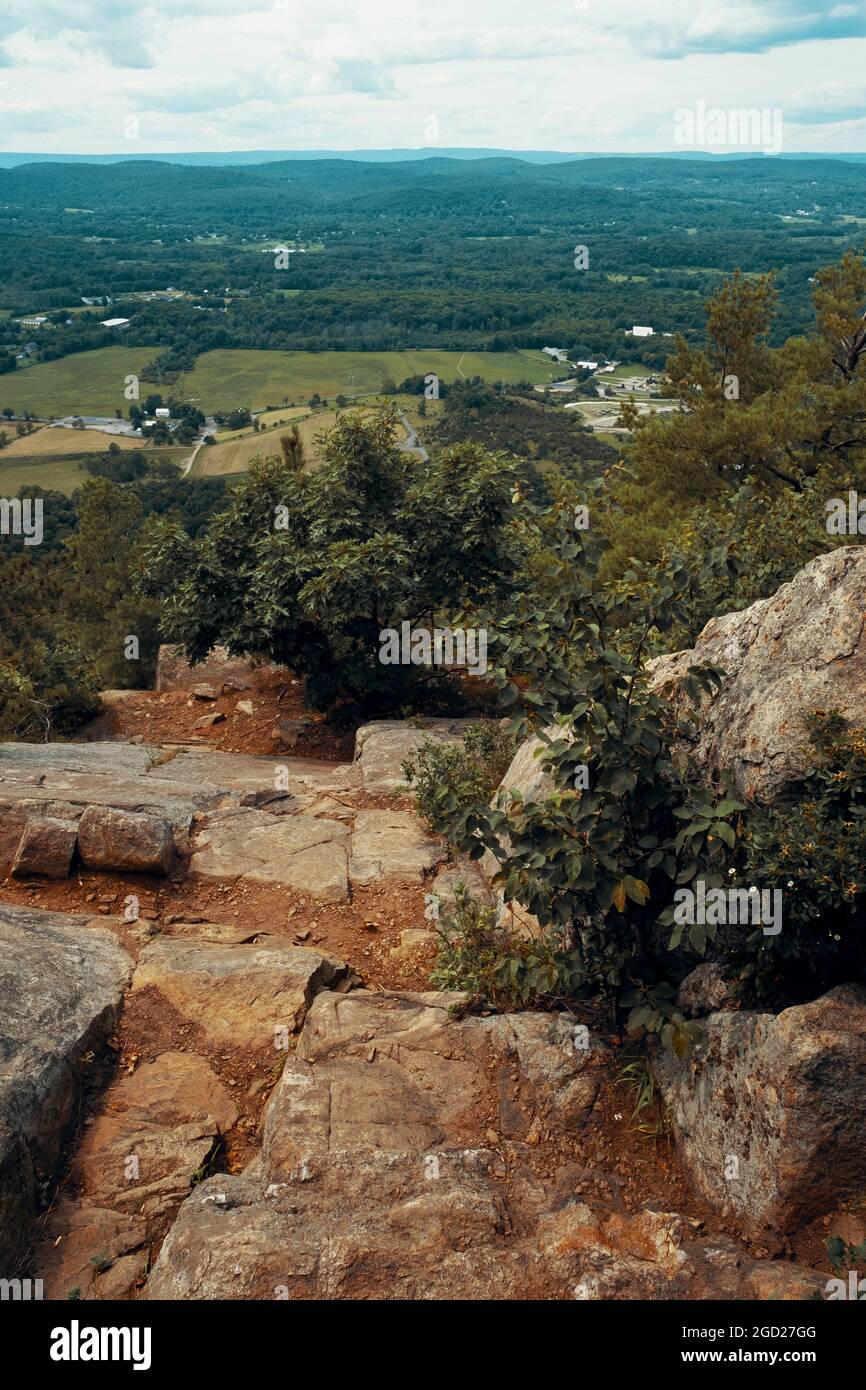 View from top of Stairway to Heaven Trail in the Appalachian Mountains