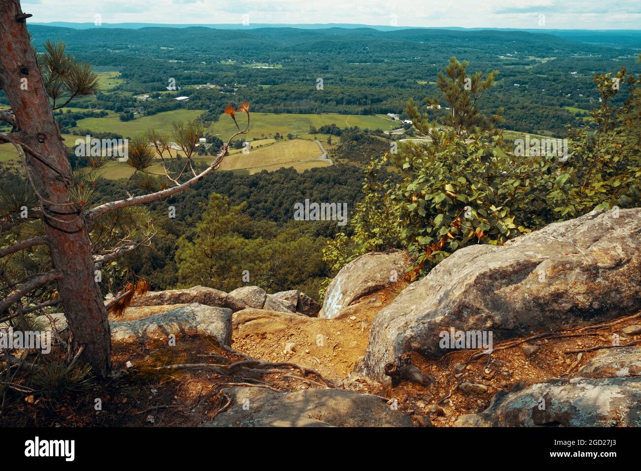 View from top of Stairway to Heaven Trail in the Appalachian Mountains