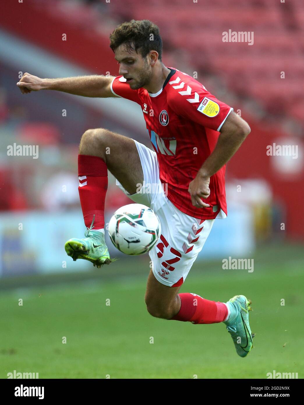Charlton Athletic's Hady Ghandour during the Carabao Cup first round match at The Valley, London. Picture date: Tuesday August 10, 2021. Stock Photo