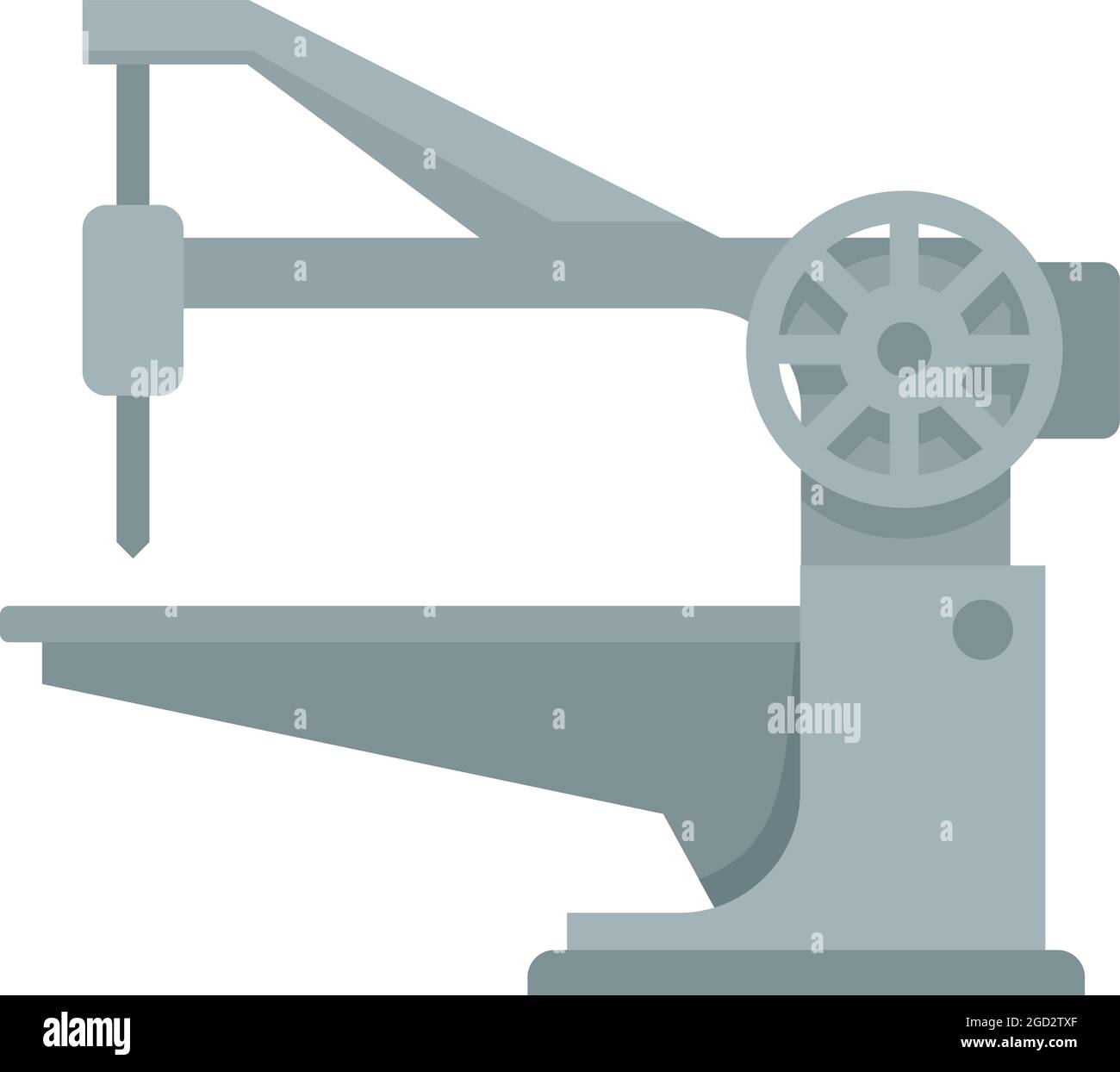 Shoe repair equipment icon. Flat illustration of shoe repair equipment ...
