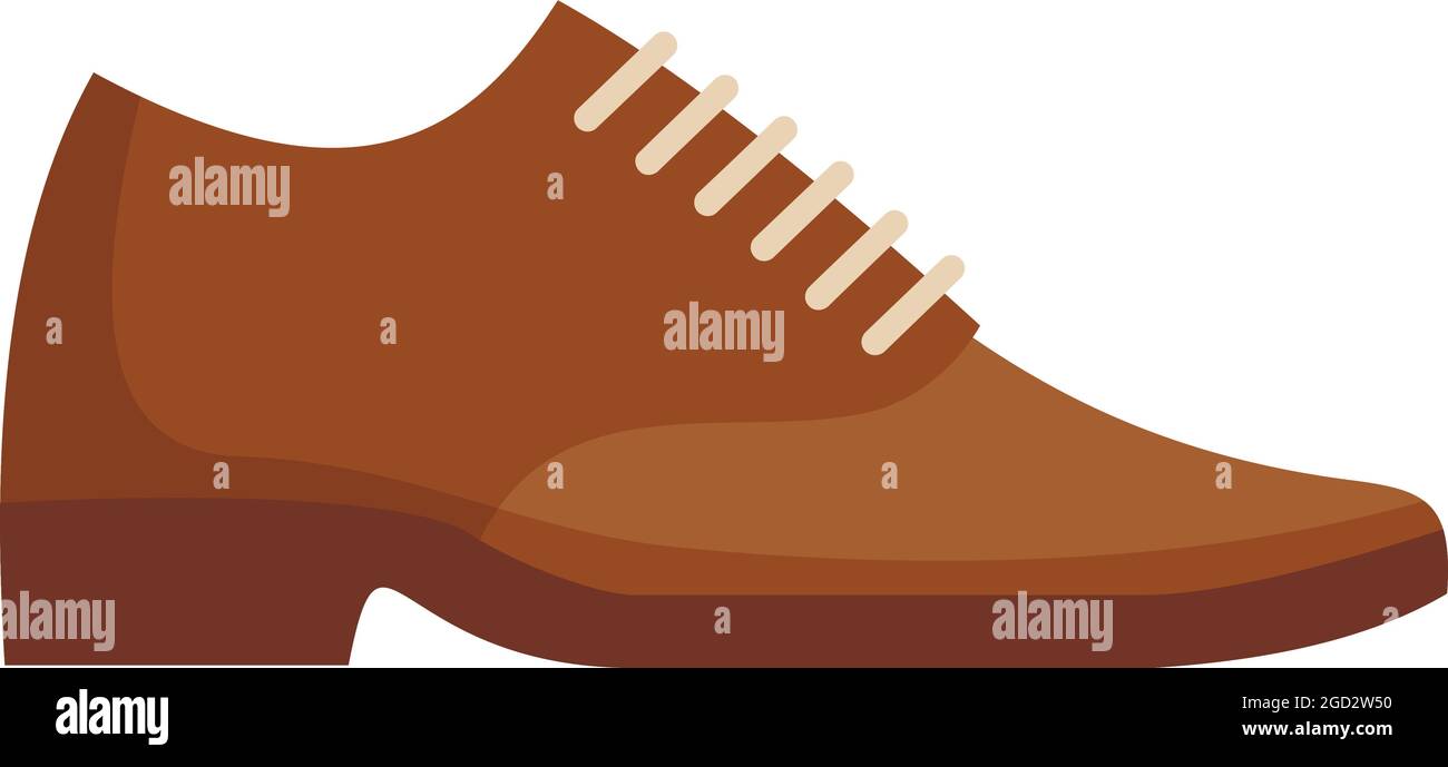 Man shoe repair icon. Flat illustration of man shoe repair vector icon ...