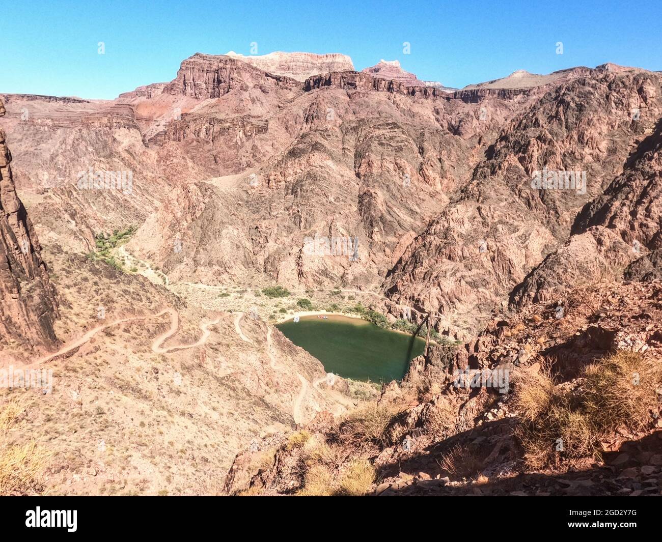 Beautiful view of the Colorado River, Grand Canyon National Park, Arizona, U.S.A Stock Photo