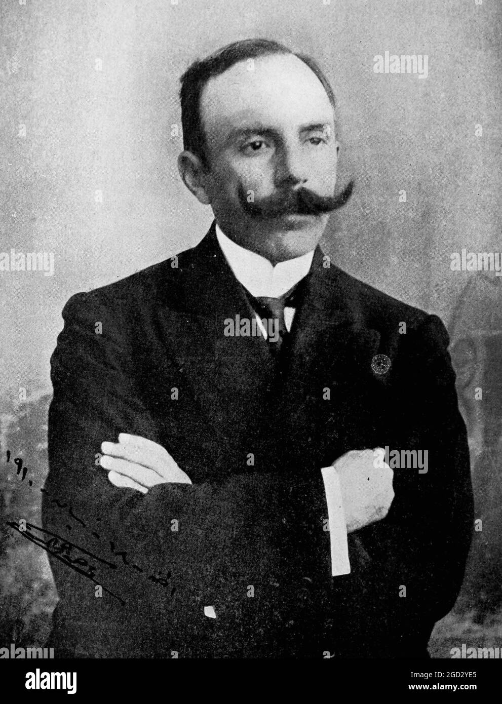 Djemal Pasha (1909) when he was Vali of Adana Stock Photo