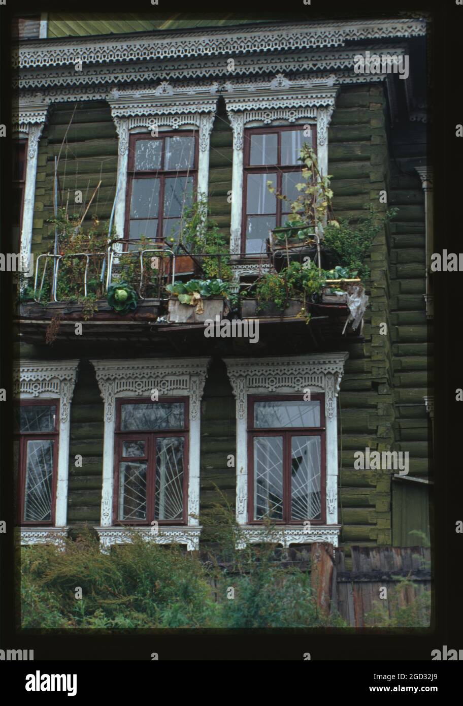 Tabolov house (Kalinin Street 72), (1902), Khabarovsk, Russia; 2000 Stock Photo