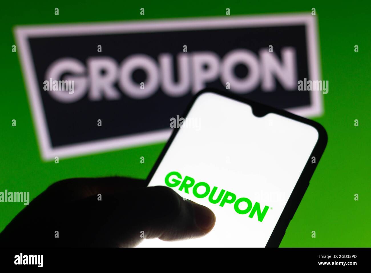 Groupon mobile phone hi-res stock photography and images - Alamy