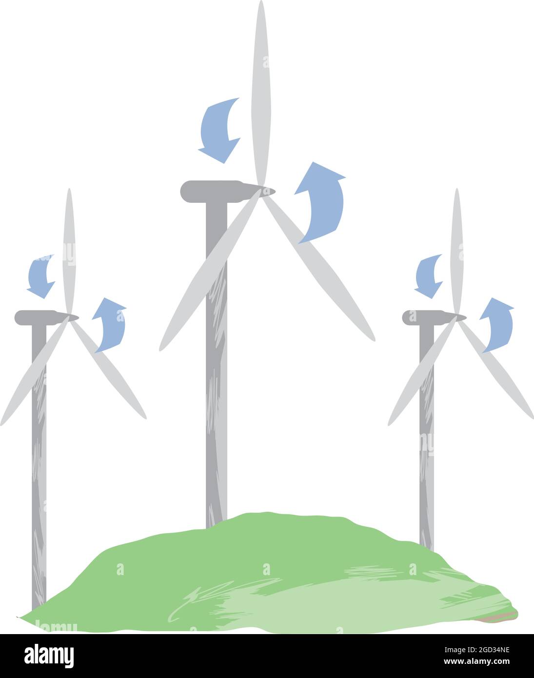 wind turbines renewable energy Stock Vector Image & Art - Alamy