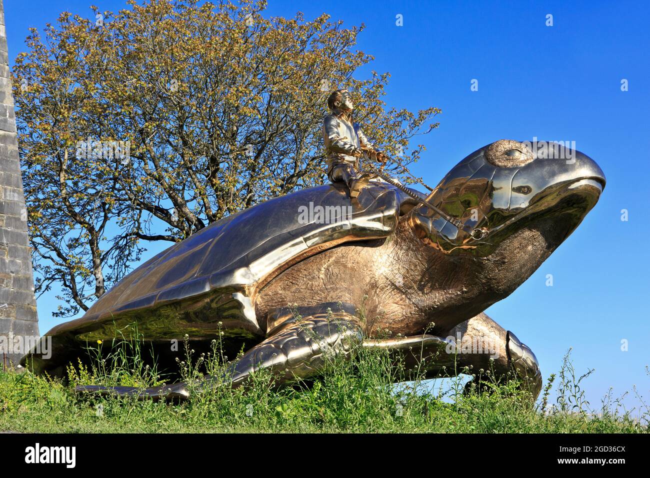 Sculpture searching utopia jan fabre hi-res stock photography and