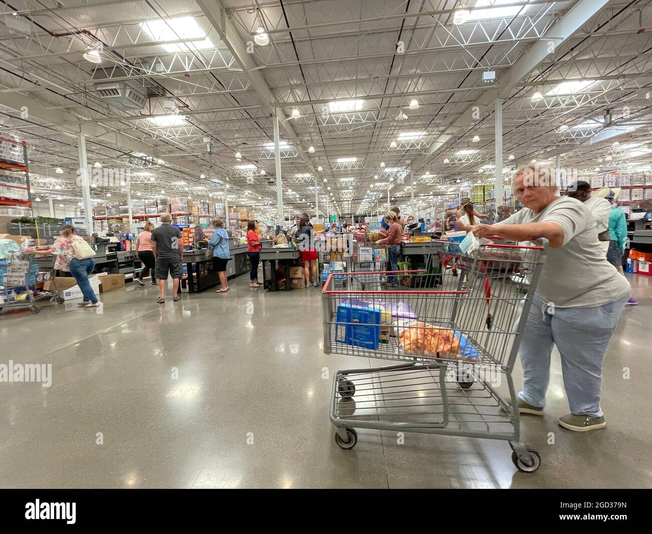 Costco Wholesale Store indoors Stock Photo Alamy