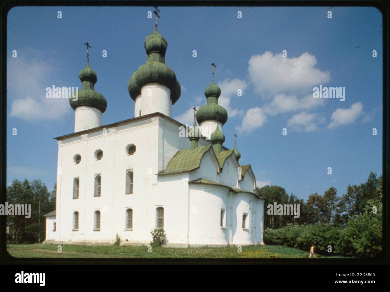 Church of the Nativity of John the Baptist (1740-51), southeast view, Kargopol', Russia 1998. Stock Photo