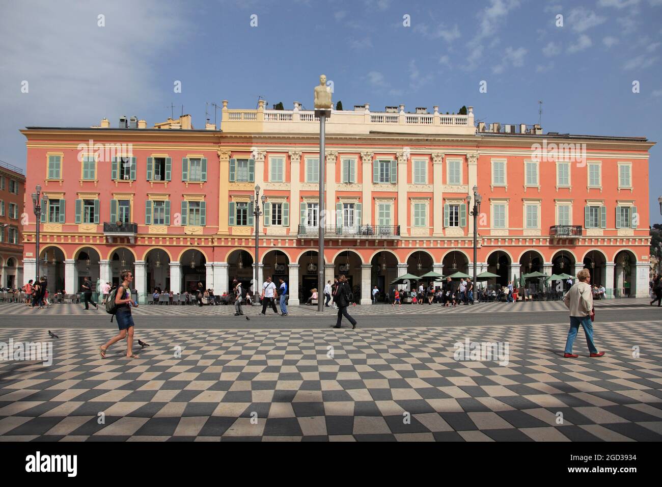 Place Massena, Nice, Cote d Azur, Alpes Maritimes, Provence, French Riviera, France, Europe Stock Photo