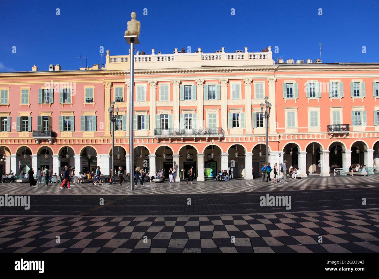 Place Massena, Nice, Cote d'Azur, French Riviera, Provence, France, Europe Stock Photo
