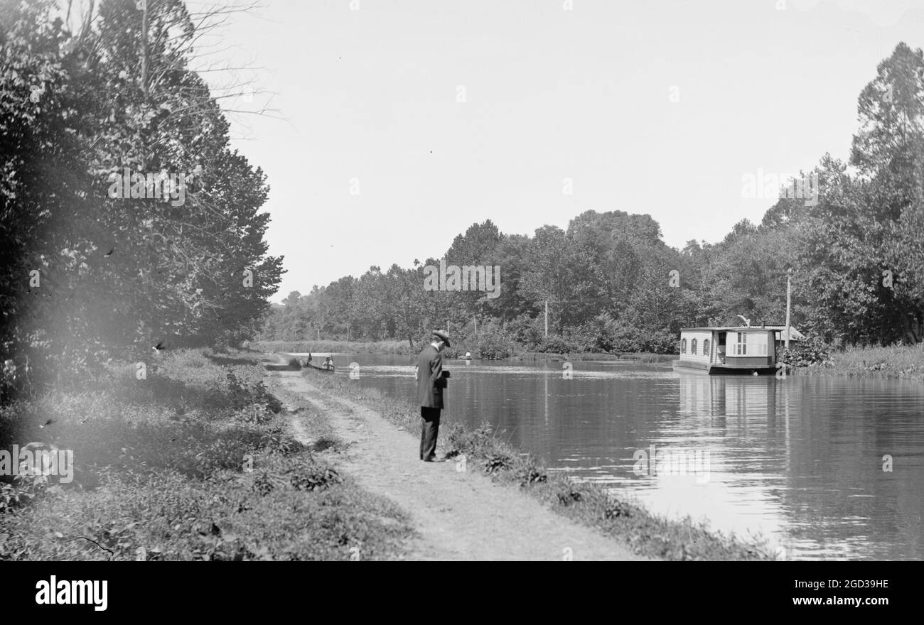 C&O Canal ca. between 1909 and 1923 Stock Photo Alamy