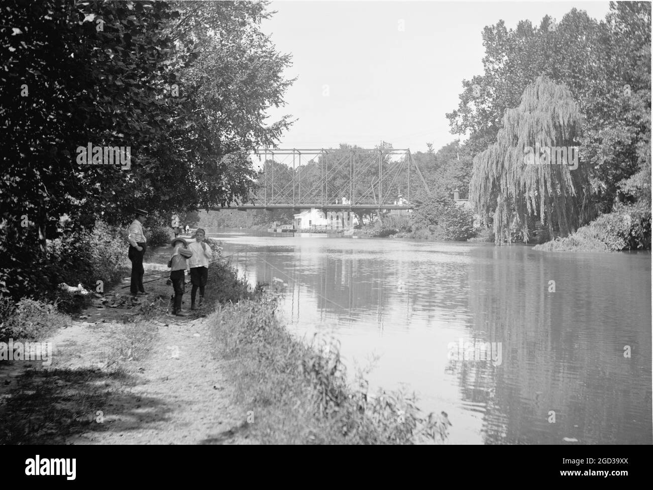 Chain Bridge ca. between 1909 and 1923 Stock Photo Alamy