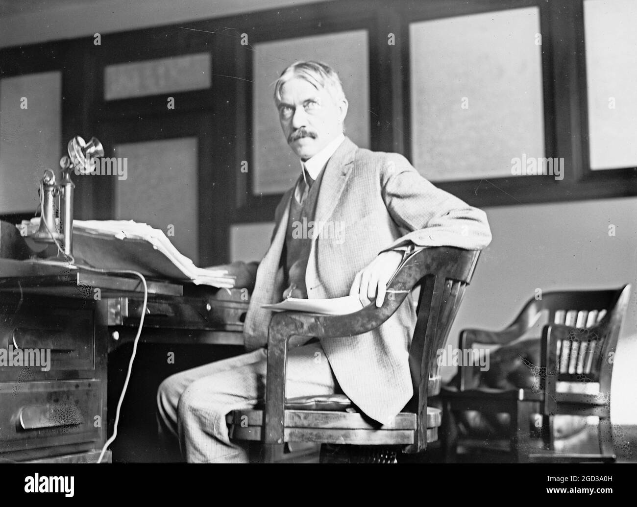 Winthrop Daniels of the Interstate Commerce Commission ca. between 1909 and 1919 Stock Photo