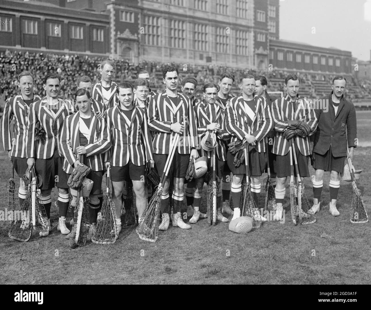 1908 Columbia University Lacrosse Team Old Photo 8.5" x  11" Reprint 