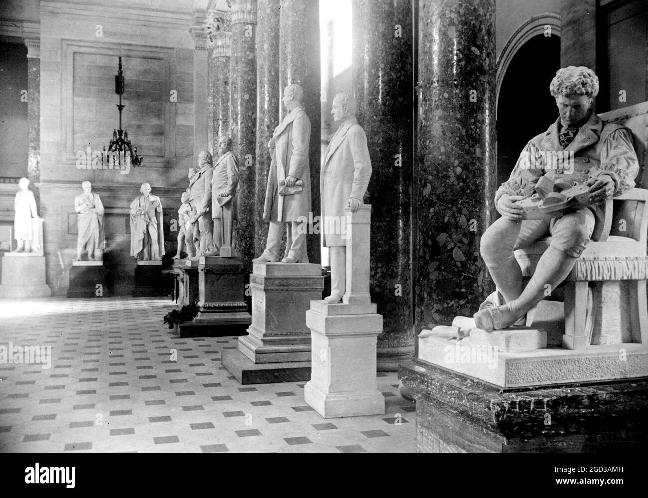 Statuary Hall, Capitol ca. between 1909 and 1923 Stock Photo