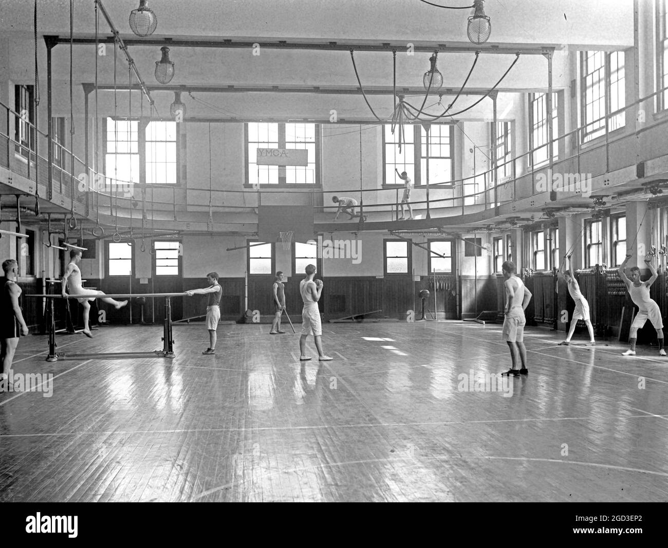 Early 1900s ymca gymnasium hires stock photography and images Alamy
