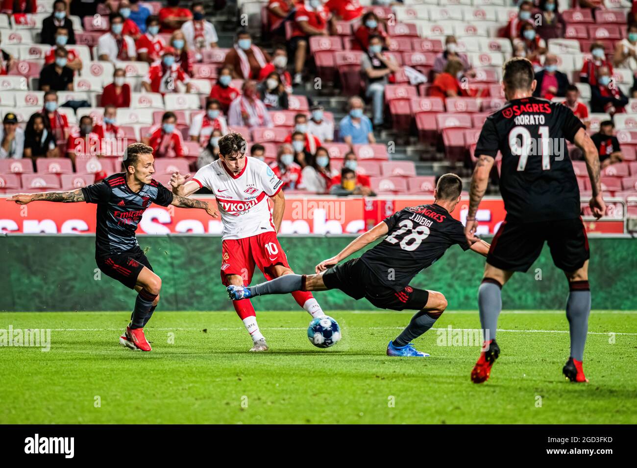 Zelimkhan Bakaev of FC Spartak Moscow in Action Editorial Image