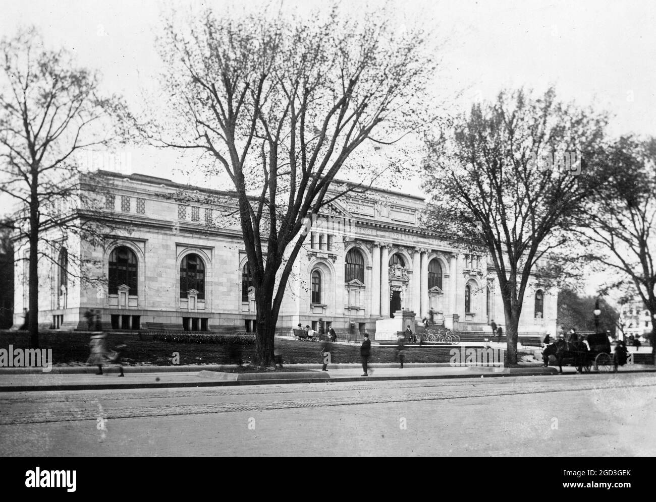 Carnegie Library, Washington, D.C. ca. 1910 Stock Photo - Alamy