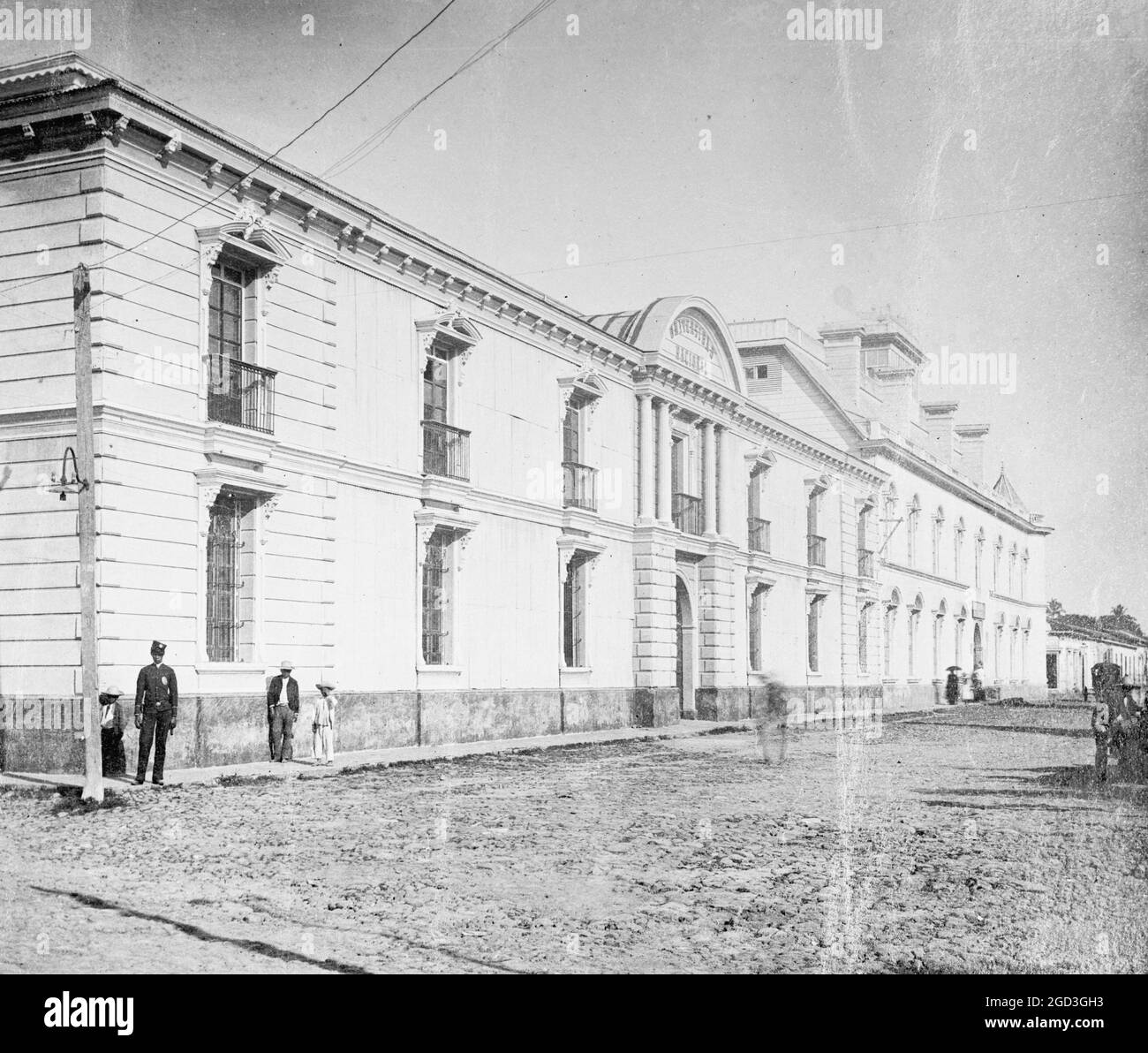 University \u0026 Post Office, San Salvador or smaller. Building of the  Universidad Nacional, currently known as Universidad de El Salvador, in San  Salvador, the capital city of El Salvador ca. between 1909, image size:1300x1192