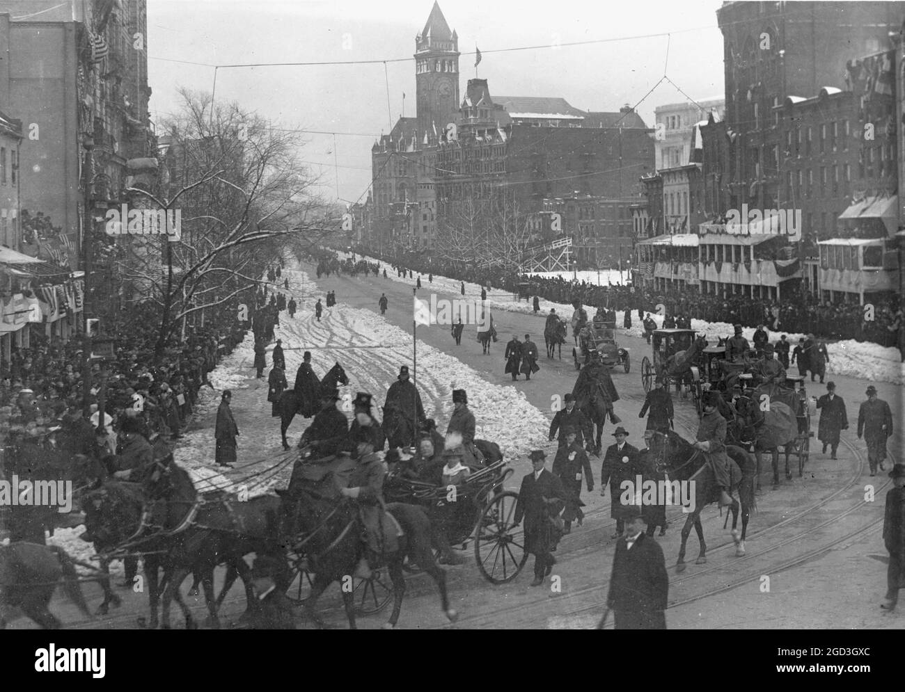 President William Howard Taft Inauguration parade ca. 4 March 1909 ...