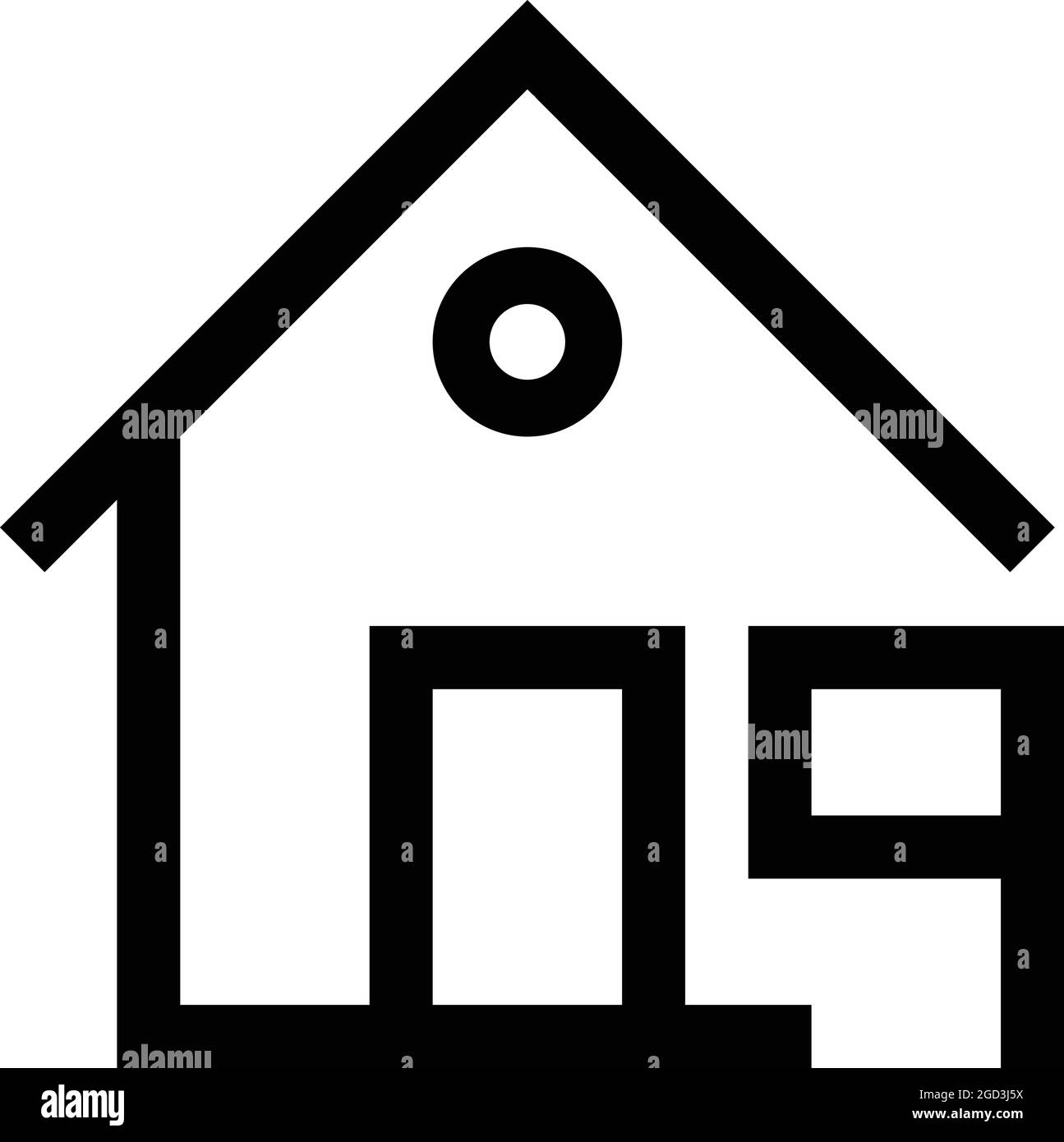 Real estate icon on the white background Stock Vector Image & Art - Alamy