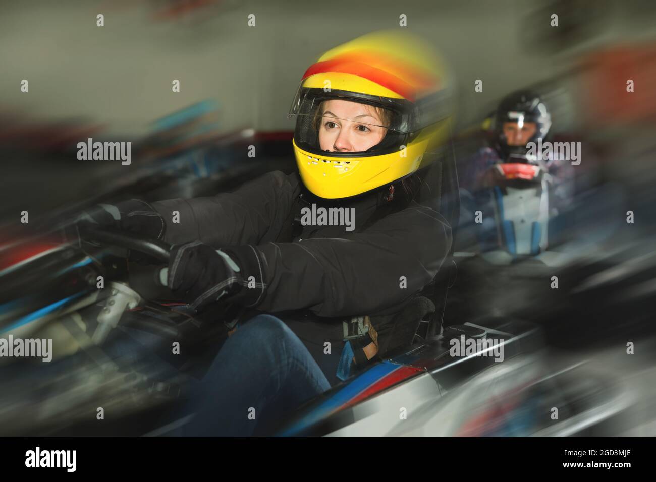 Female auto racer hi-res stock photography and images - Alamy