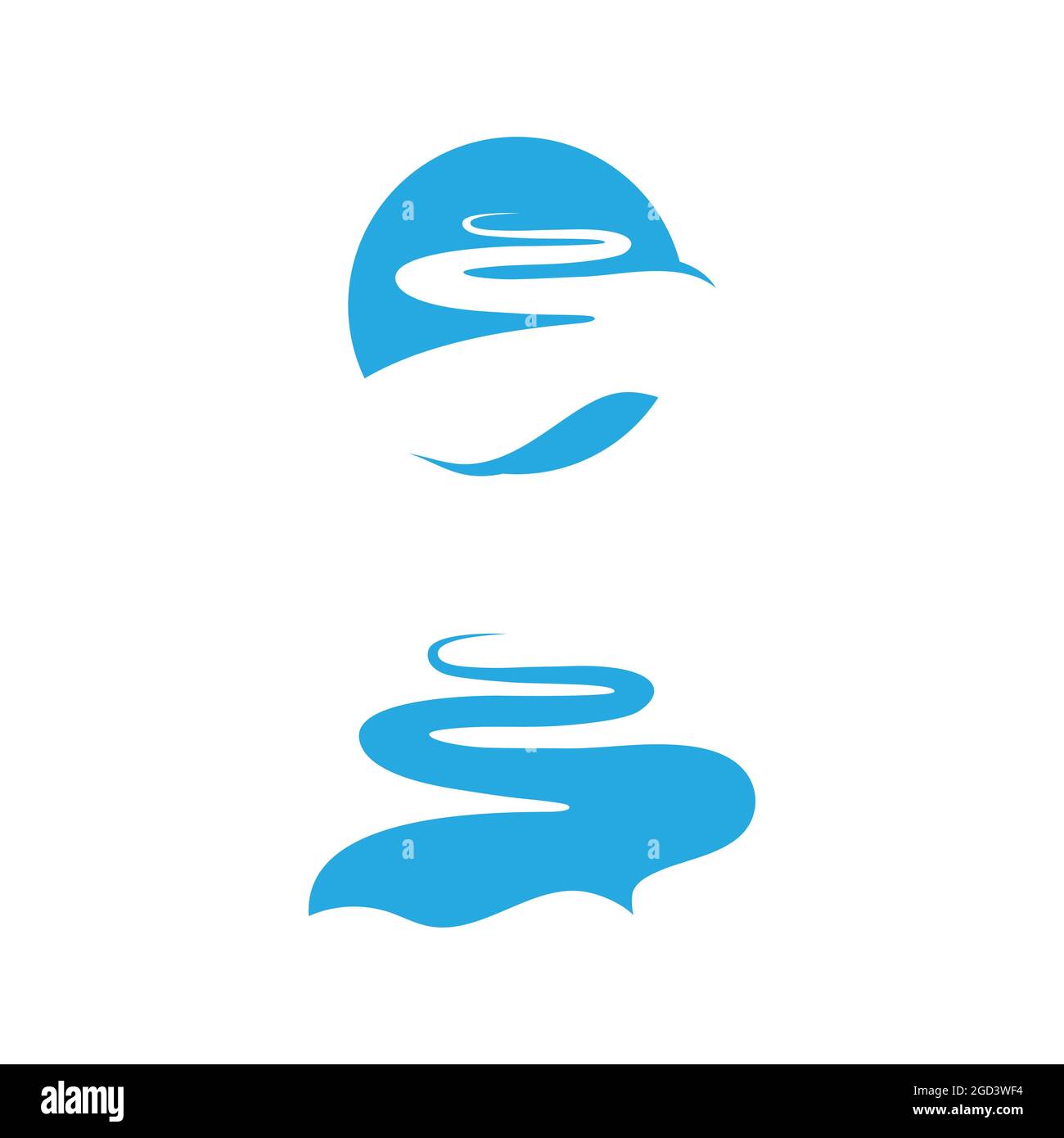 river icon vector illustration design template Stock Vector Image & Art ...